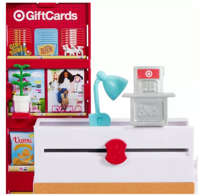 Barbie Target exclusive doll checkout stand