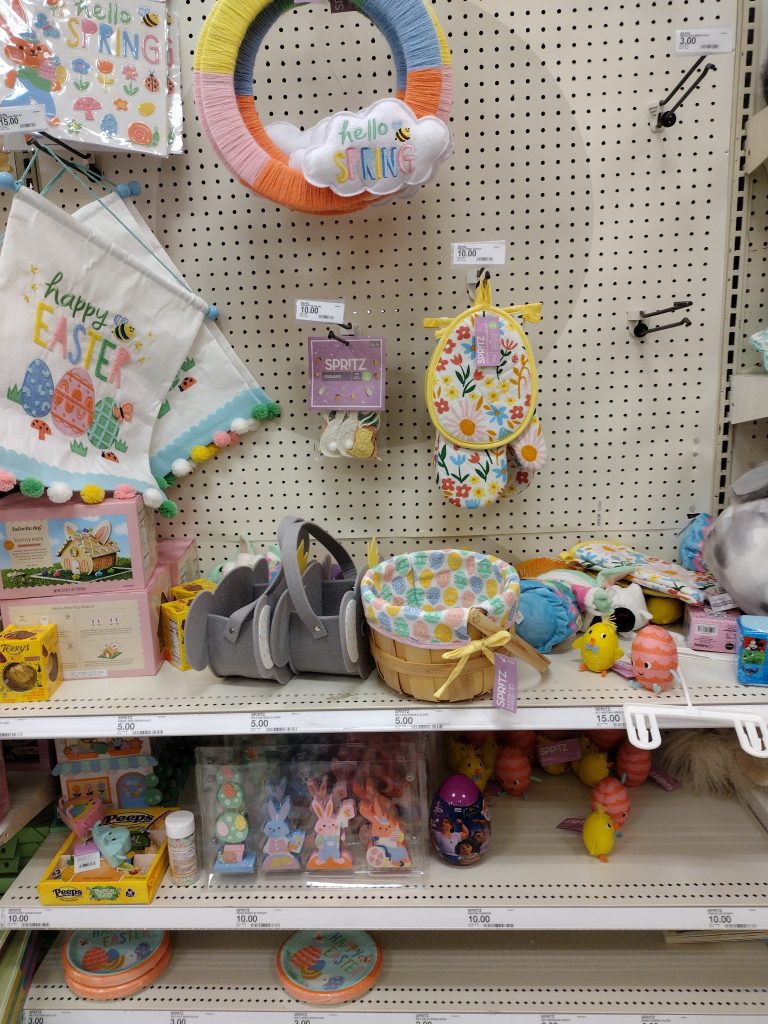 Target home decor easter clearance
