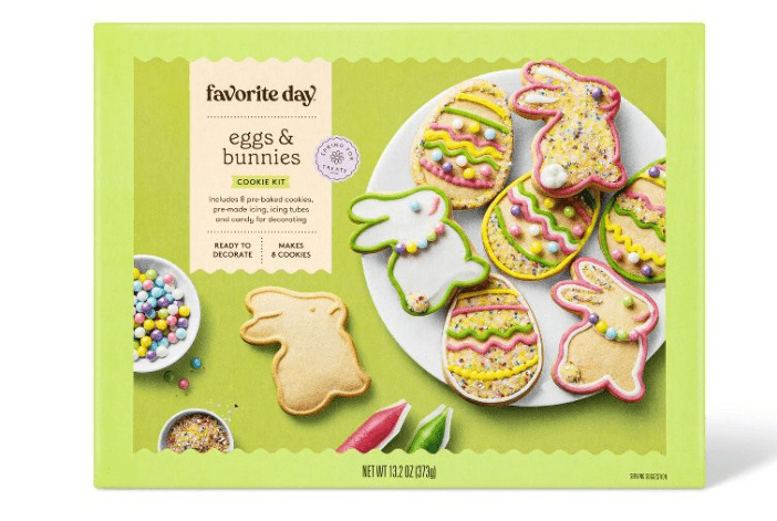 Easter cookie kits at Target