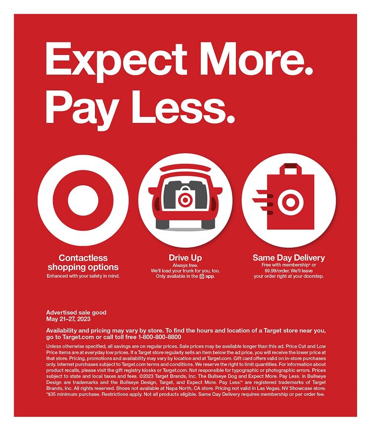 Page 29 of the 5-21 Target Store Flyer