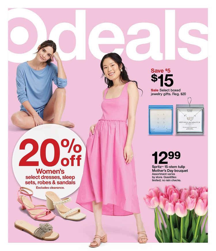 Page 1 of the Target Weekly Ad 5/7/2023