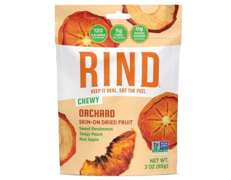 RIND Fruit snacks bag that will be FREE after cash back offer.