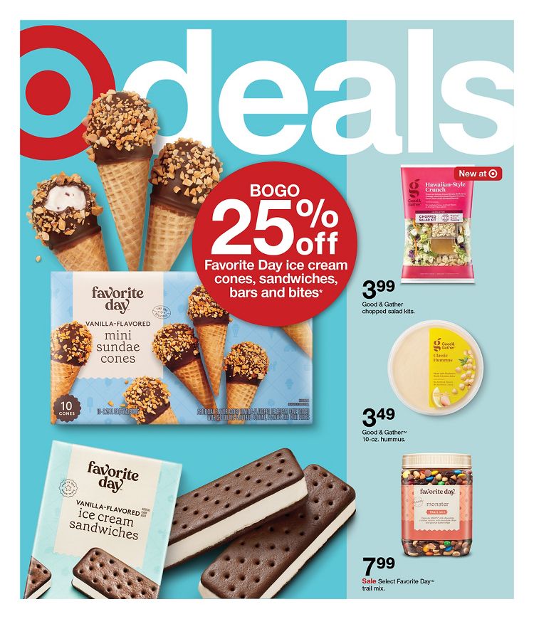 Page 1 of the Target Weekly Ad 6/4/2023