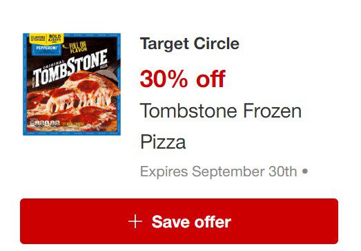 Tombstone pizzas offer