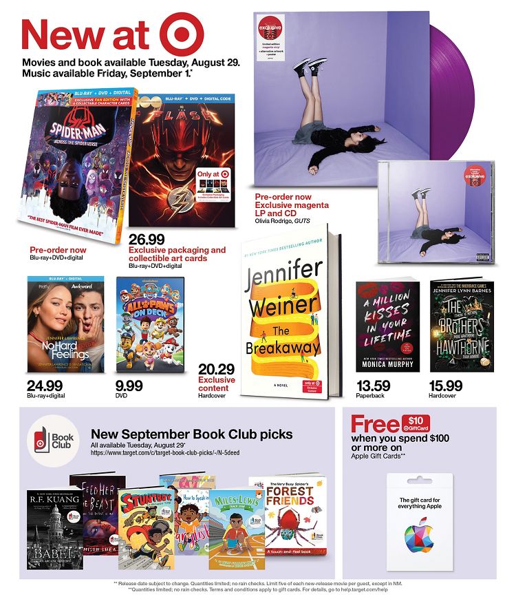 Page 17 of the Target Weekly Ad 8/27/2023