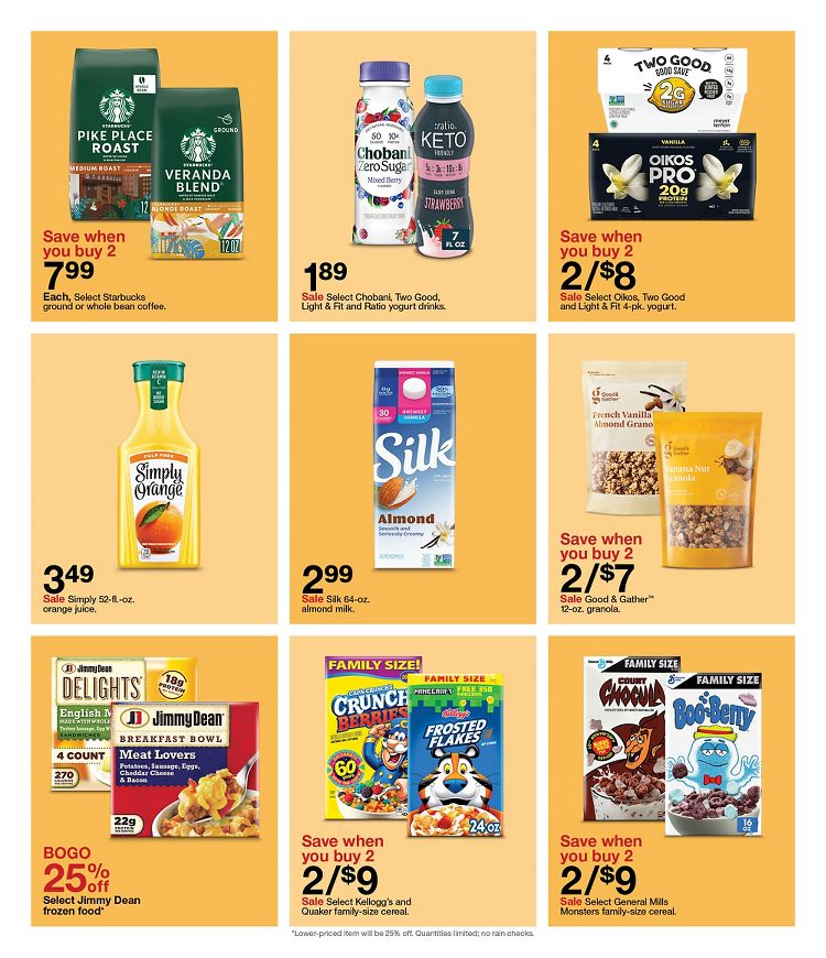 Page 6 of the Target Weekly Ad 8/27/2023