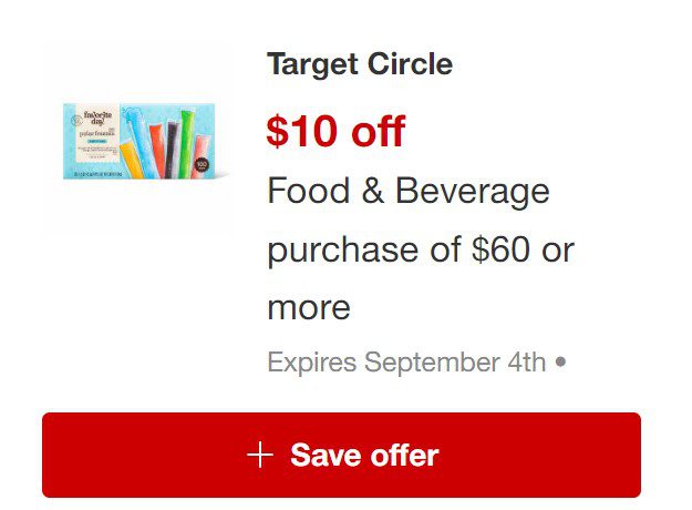 Food and Beverage Target Circle Offer