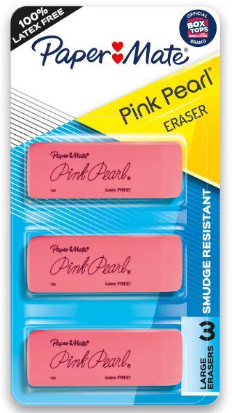 Paper Mate Erasers 3 packs