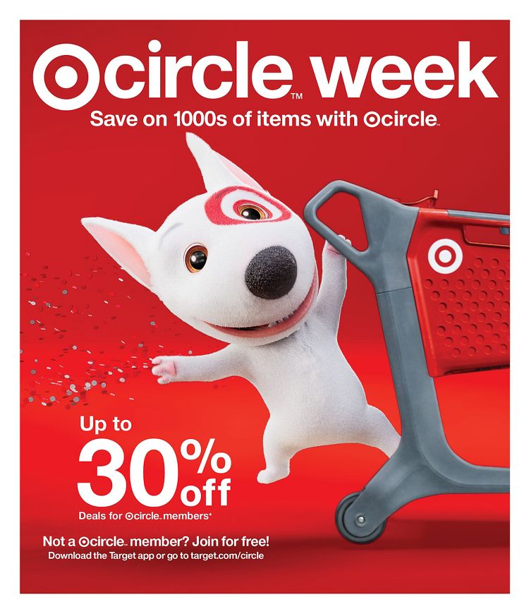 Page 1 of the Target Weekly Ad 10/1/2023