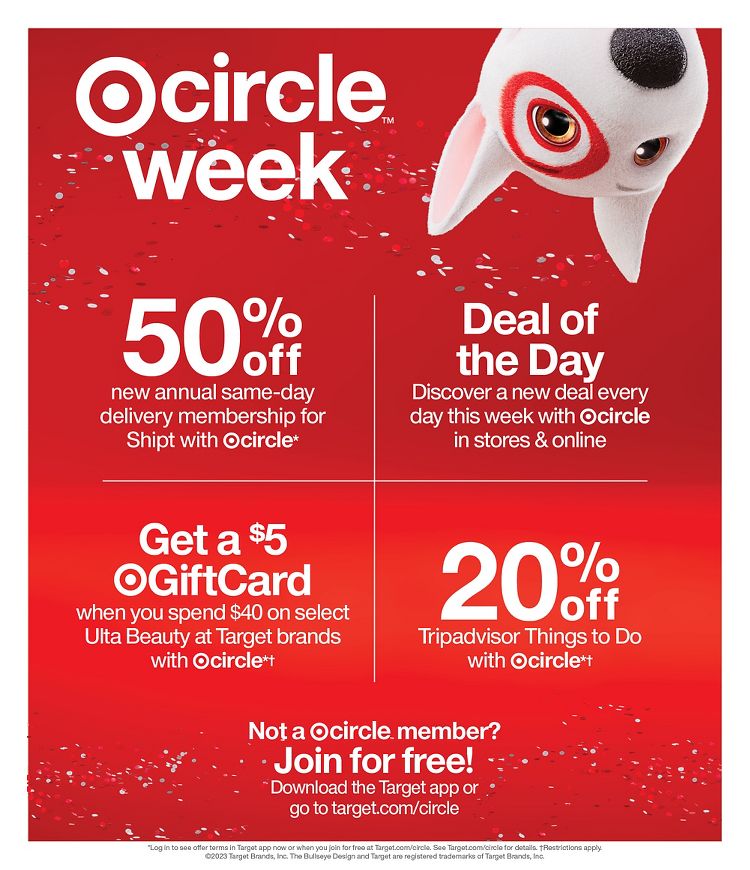 Page 2 of the Target Weekly Ad 10/1/2023