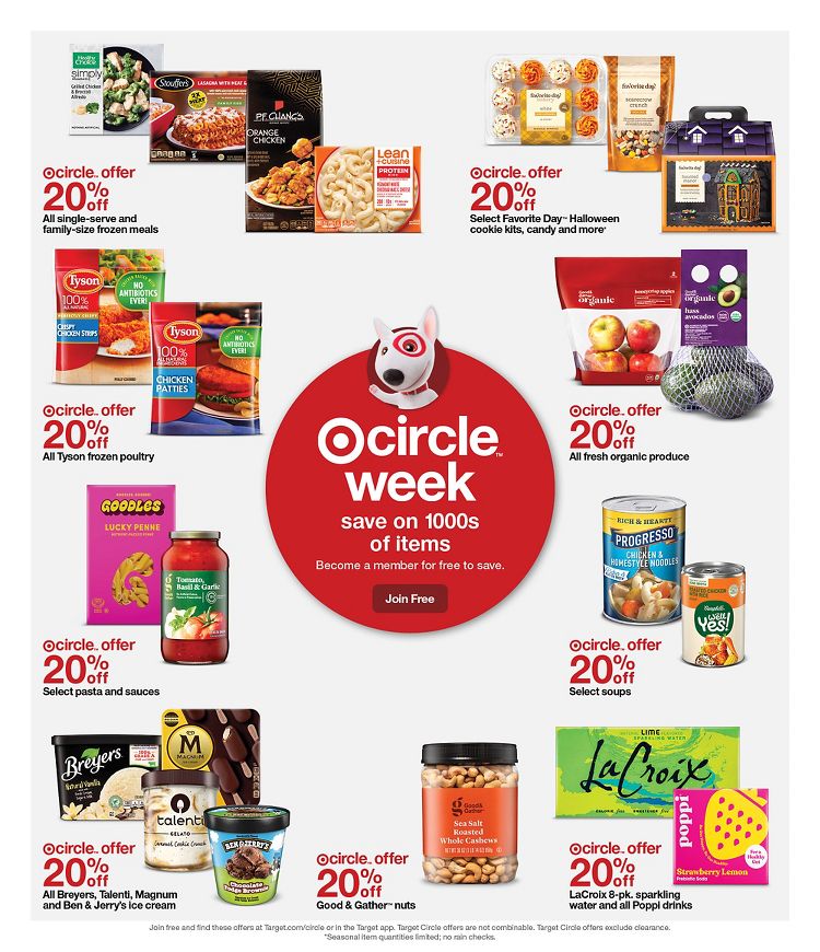 Page 4 of the Target Weekly Ad 10/1/2023