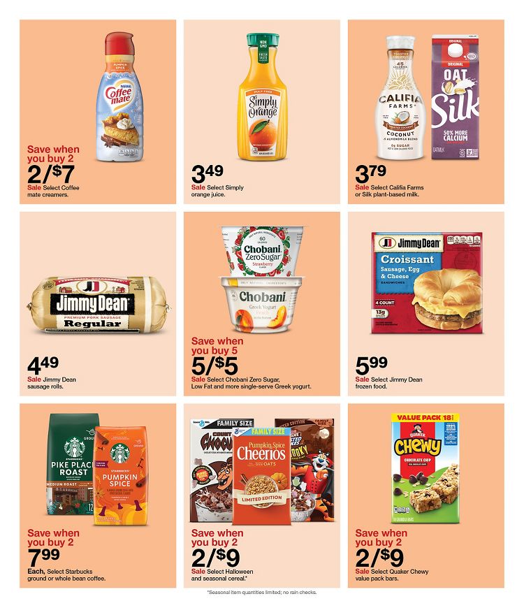 Page 21 of the Target Store Flyer 9/10/23