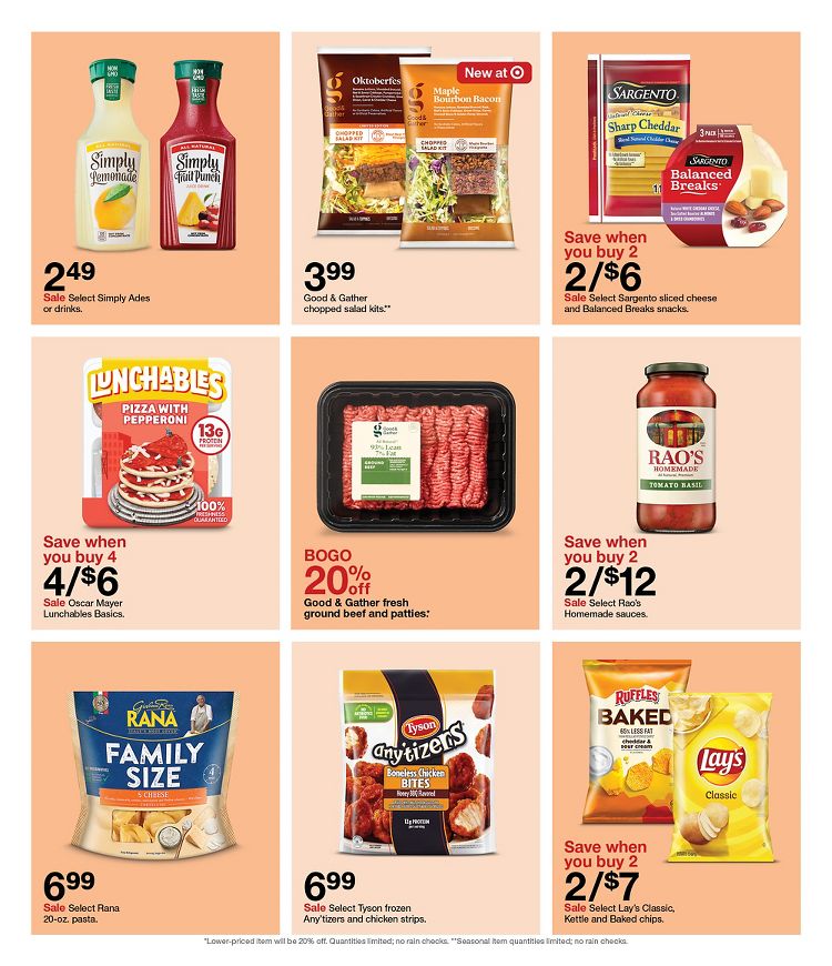 Page 22 of the Target Store Flyer 9/10/23
