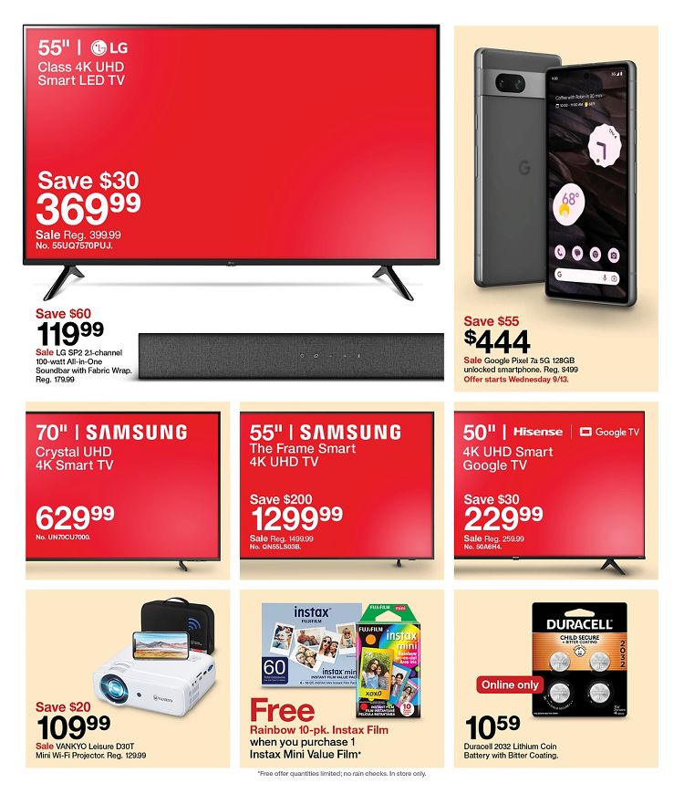 Page 8 of the Target Weekly Ad 9/10/2023