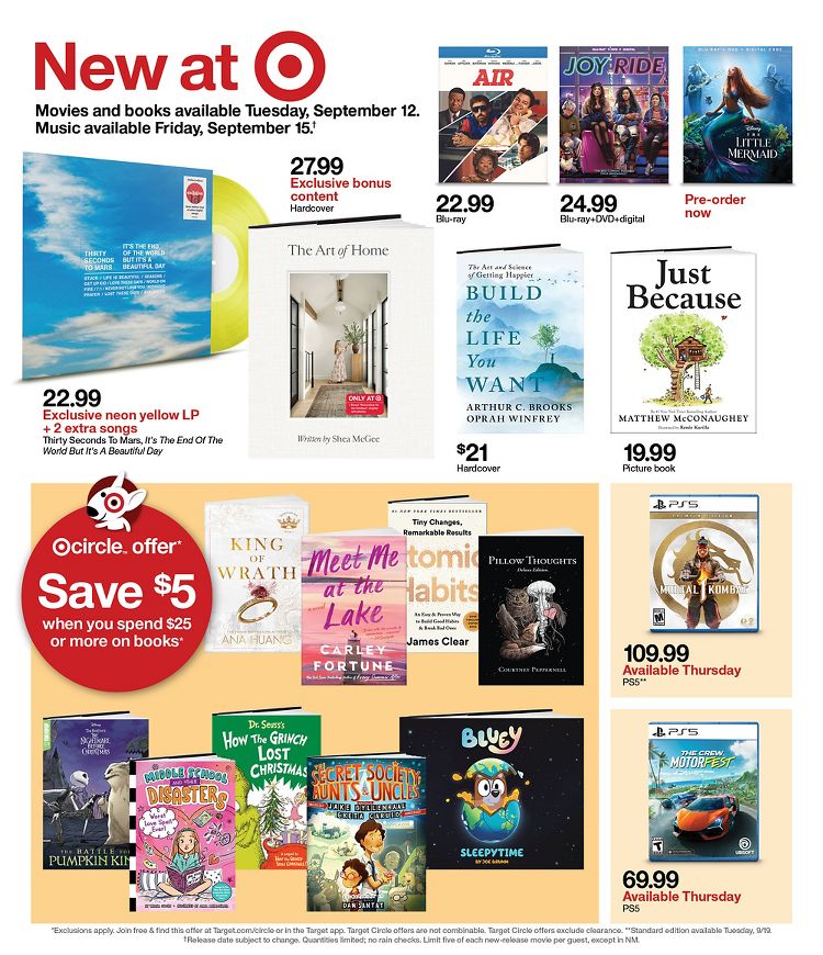 Page 9 of the Target Weekly Ad 9/10/2023