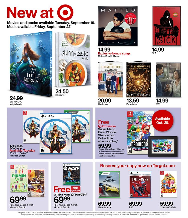 Page 14 of the Target Weekly Ad 9/17/2023