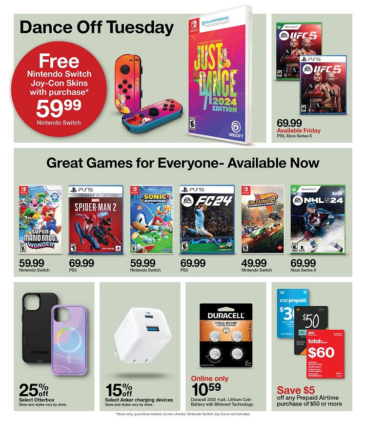 Page 9 of the Target Weekly Ad 10/22/2023