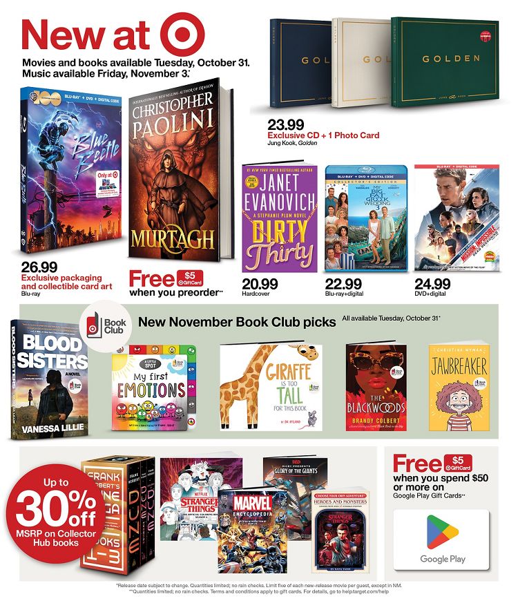 Page 19 of the Target Weekly Ad 10/29/2023