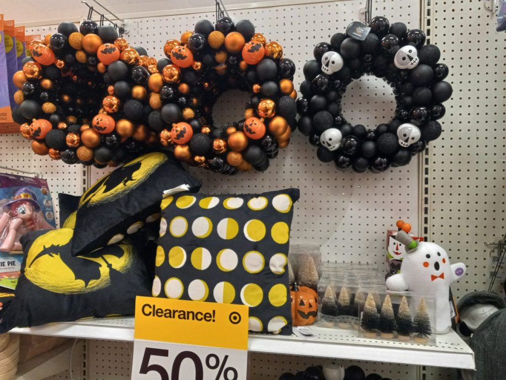 Target Halloween clearance wreaths