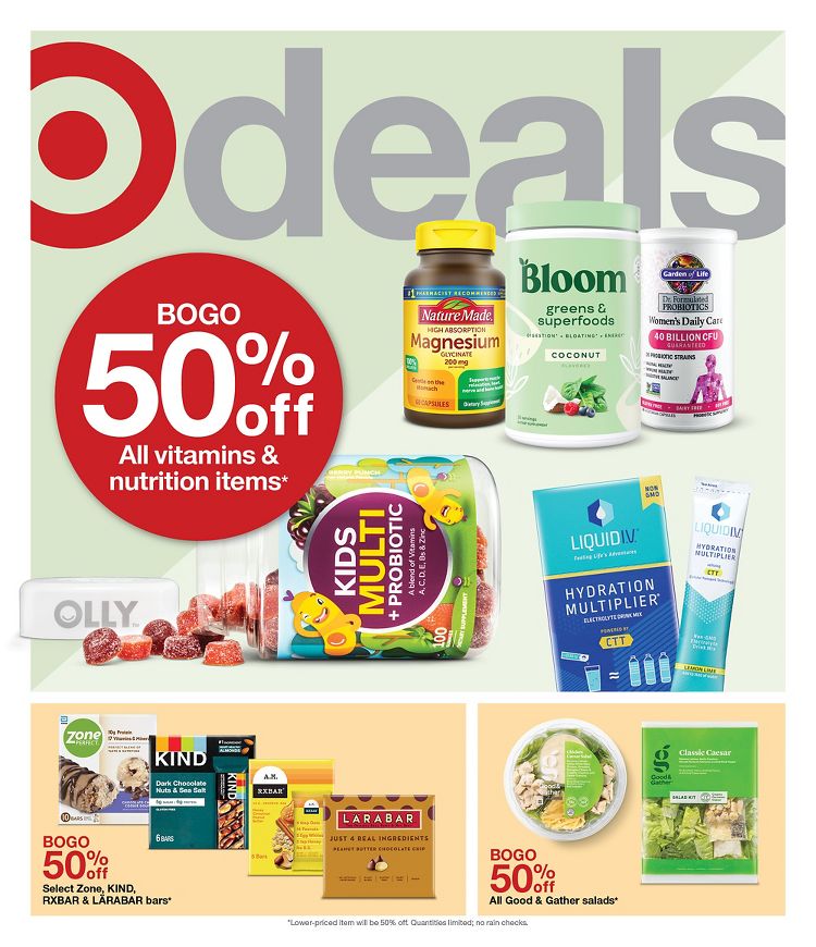 Page 1 of the Target Weekly Ad 12/31/2023