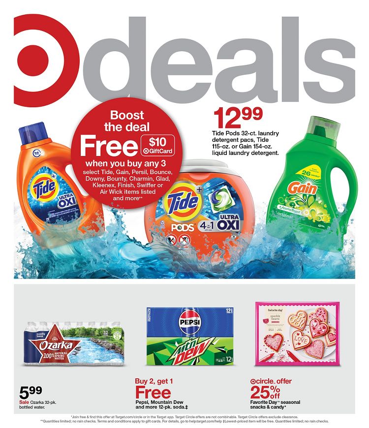 Page 1 of the Target Weekly Ad 1/14/24