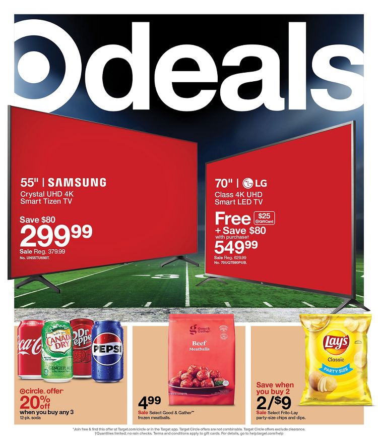 Page 1 of the Target Weekly Ad 1/28/24