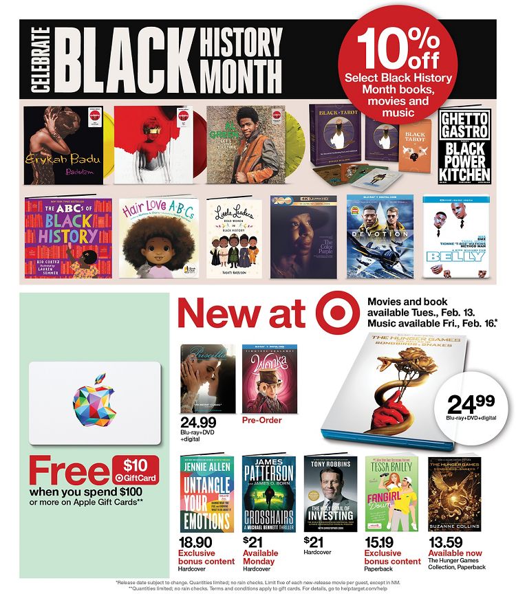Page 22 of the Target Store Flyer 2/11/24