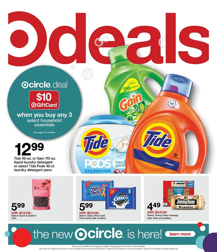 Page 1 of the Target Weekly Ad 4/21/24