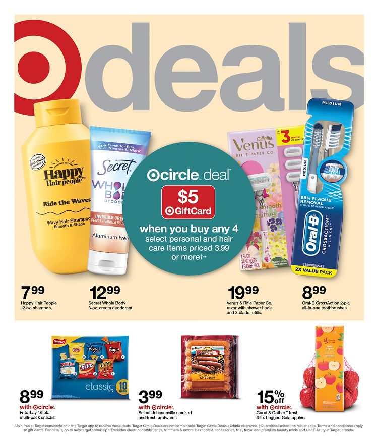 Page 1 of the Target Weekly Ad 4/28/24