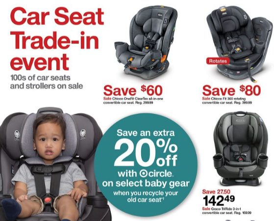 Target Car Seat Trade-in event