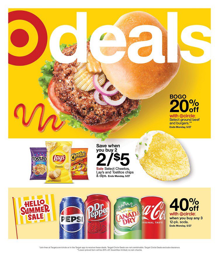 Page 1 of the Target Weekly Ad 5/19/24