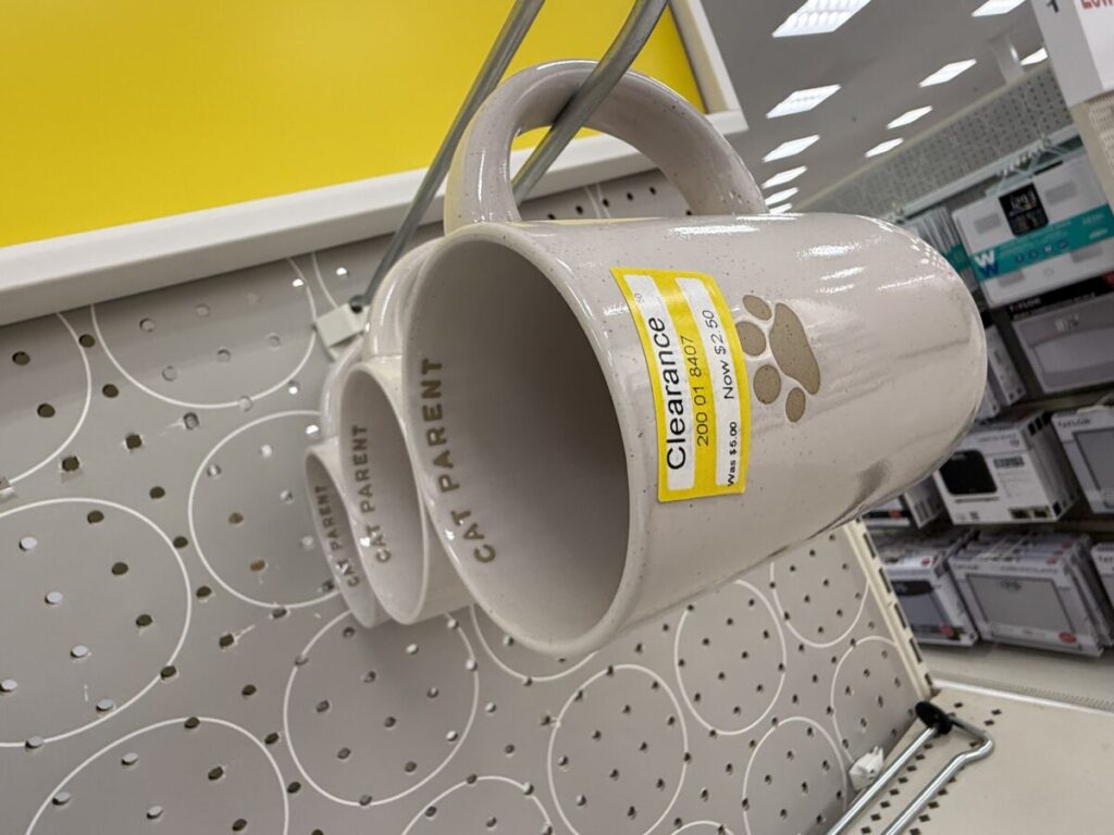 Target Home Clearance on Cat Coffee Mug