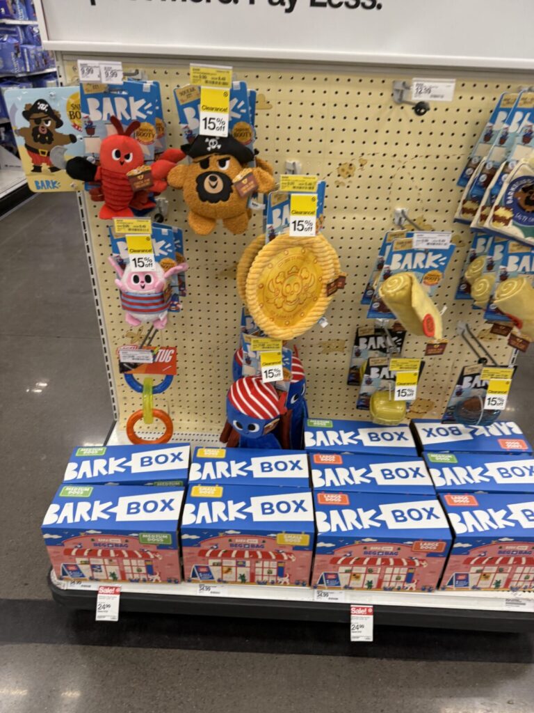 Target Clearance pet toys